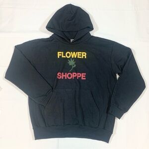 Los Angeles Apparel Mens XL Heavy Fleece Hoodie 14oz Black Pullover USA Made